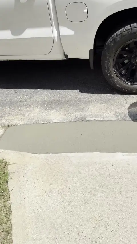 Driveway apron repair
